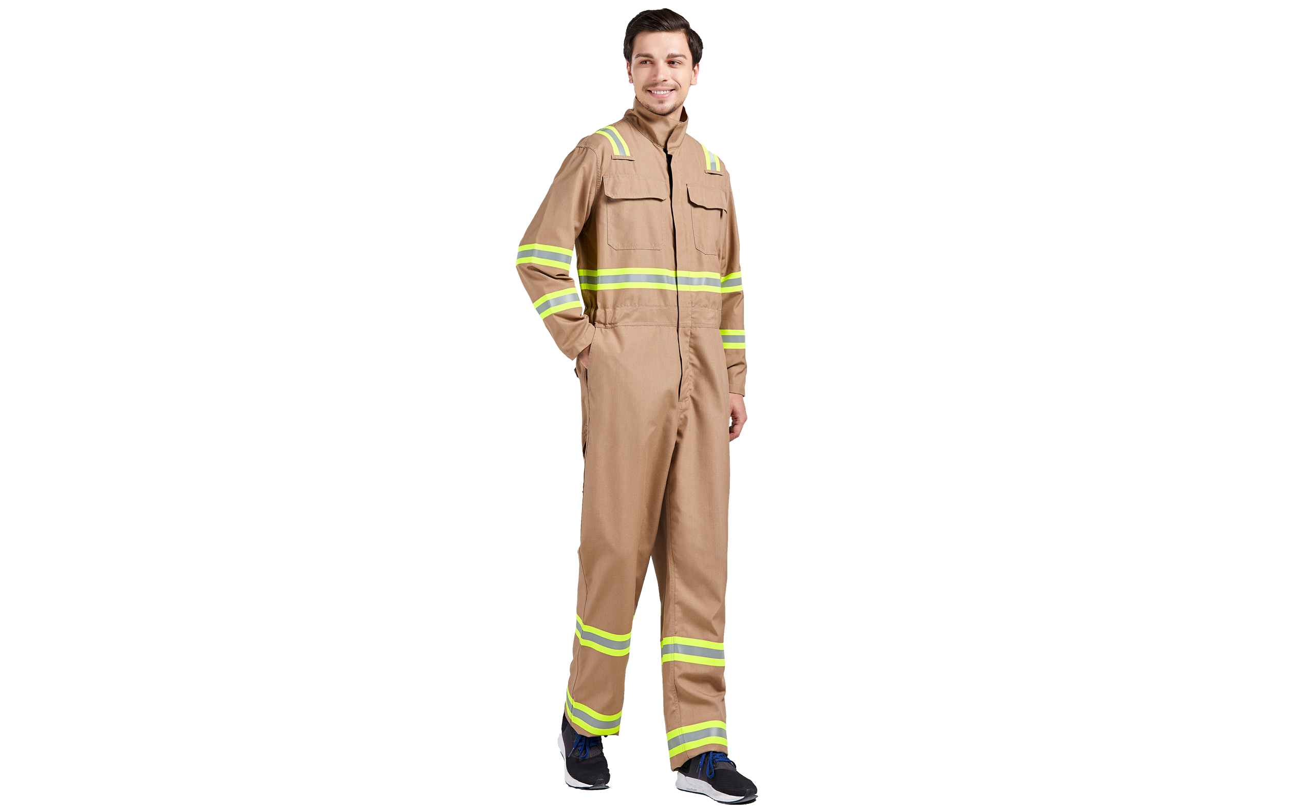 F00L050 FR Overalls with Insect repellent treatment