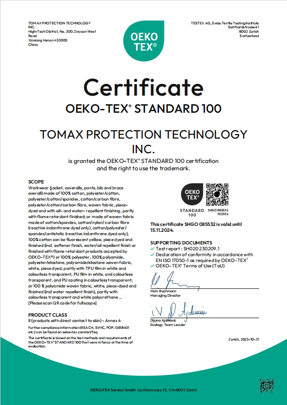 OEKO TEX 100 2023