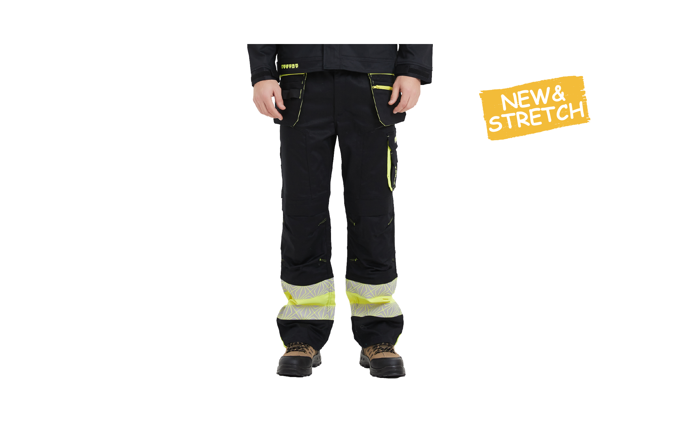 F00P123 Inherent FR Hi-vis stretch trousers