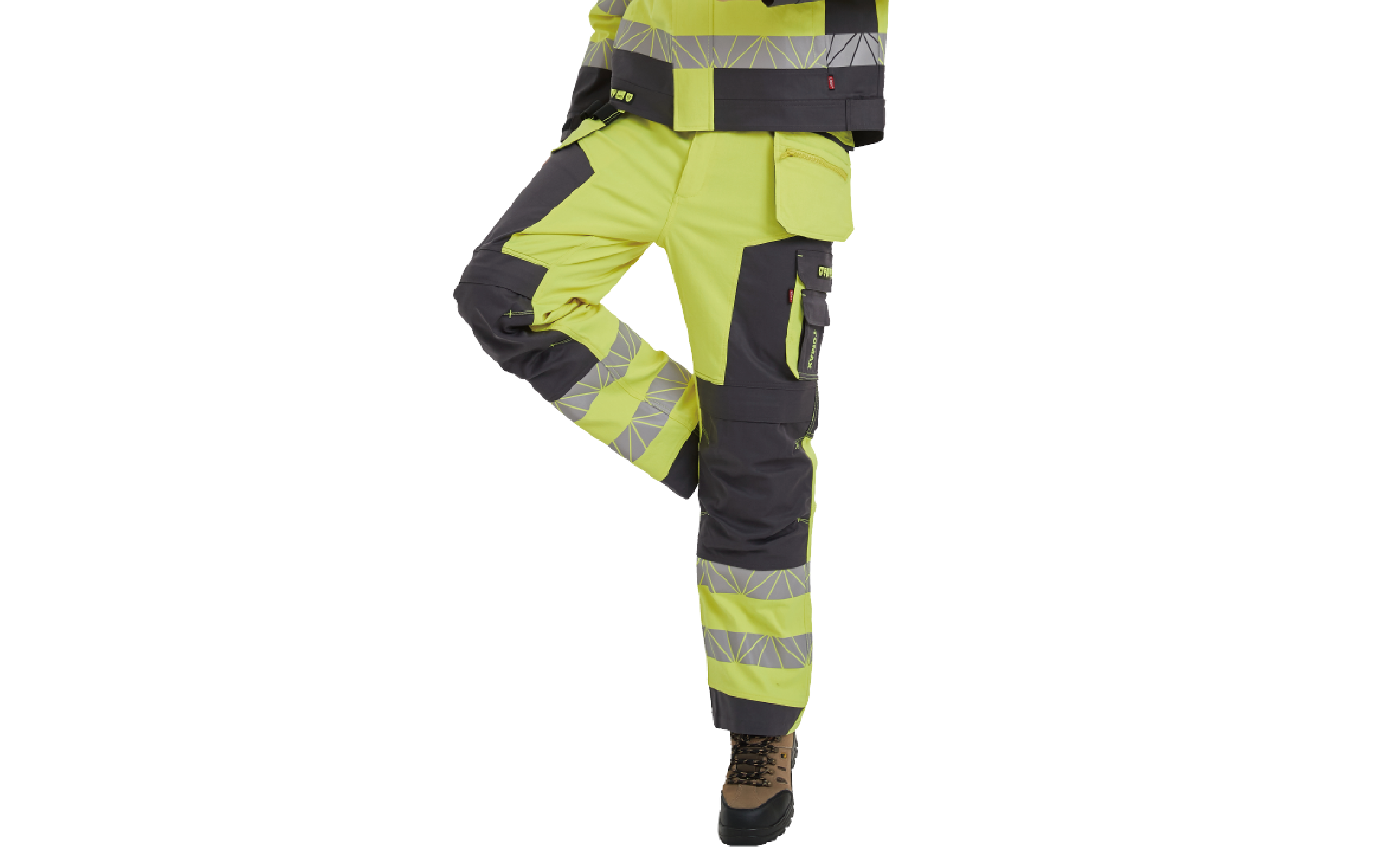 F00P123 Inherent FR Hi-vis stretch trousers
