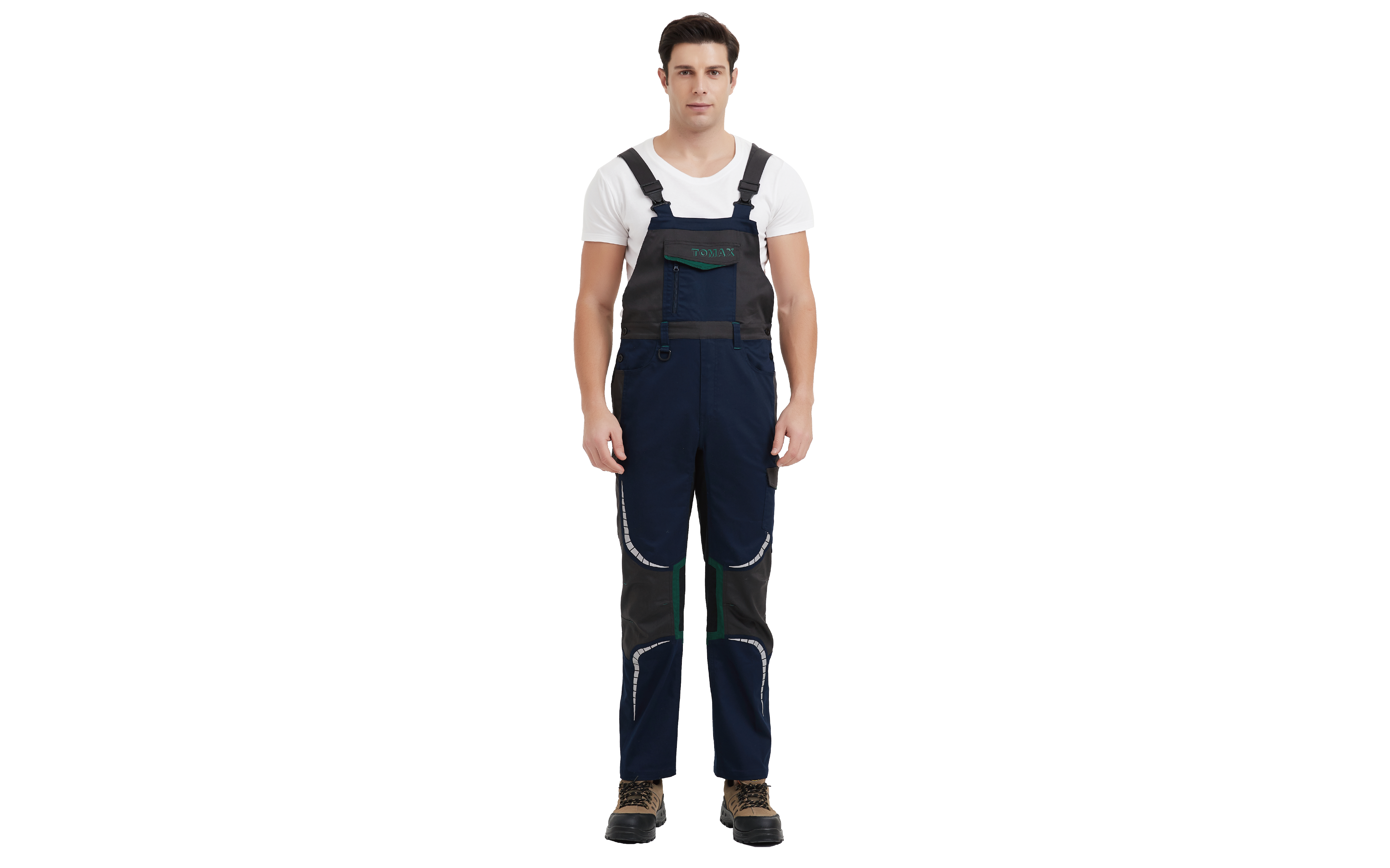 P00P130 Stretch work bib-pants