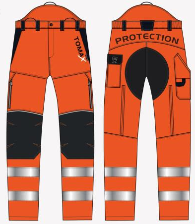 Durable Nylon Stretch Chainsaw Safety Chaps EN11393-2 0