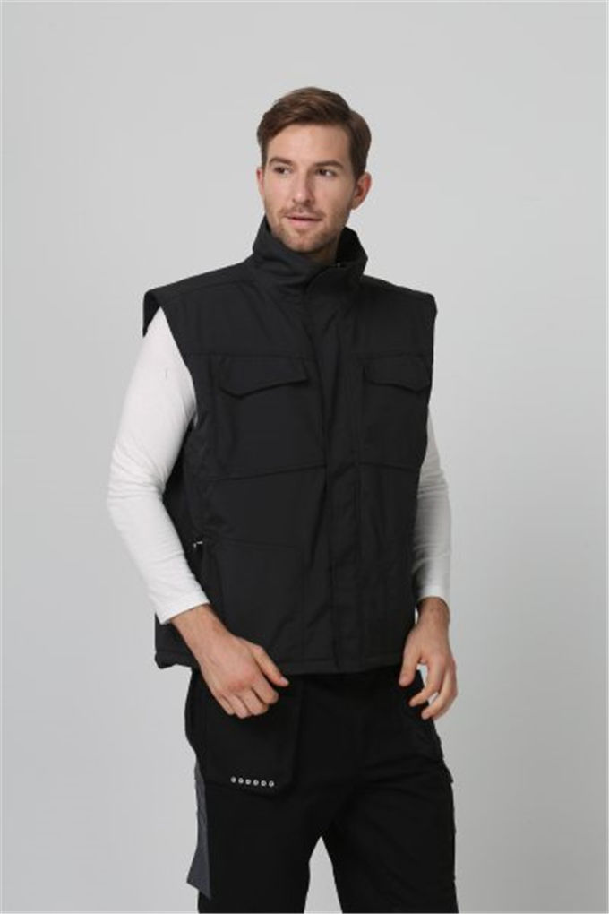 OEM Mens Winter Body Warmer , Water Proof Cold Weather Work Vest 2