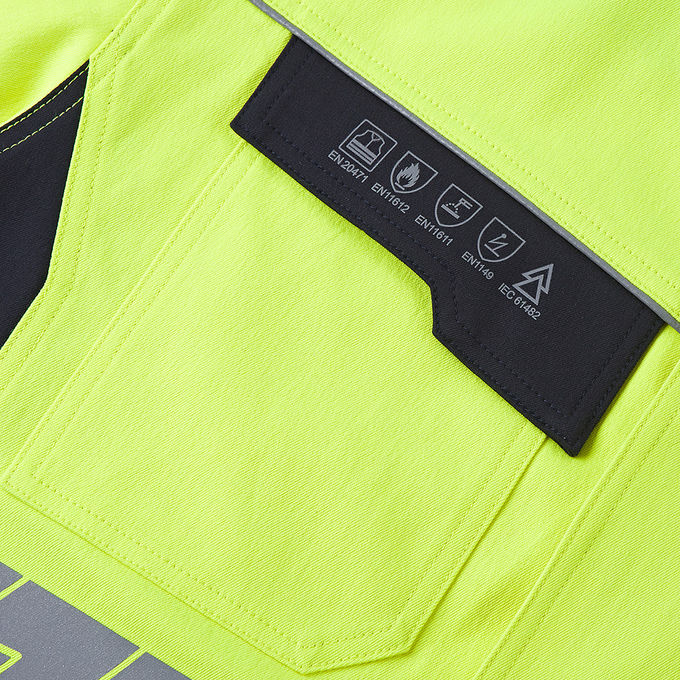 Hivis Flame Retardant Workwear Anti Static Stretch Fireproof Work Clothes 2