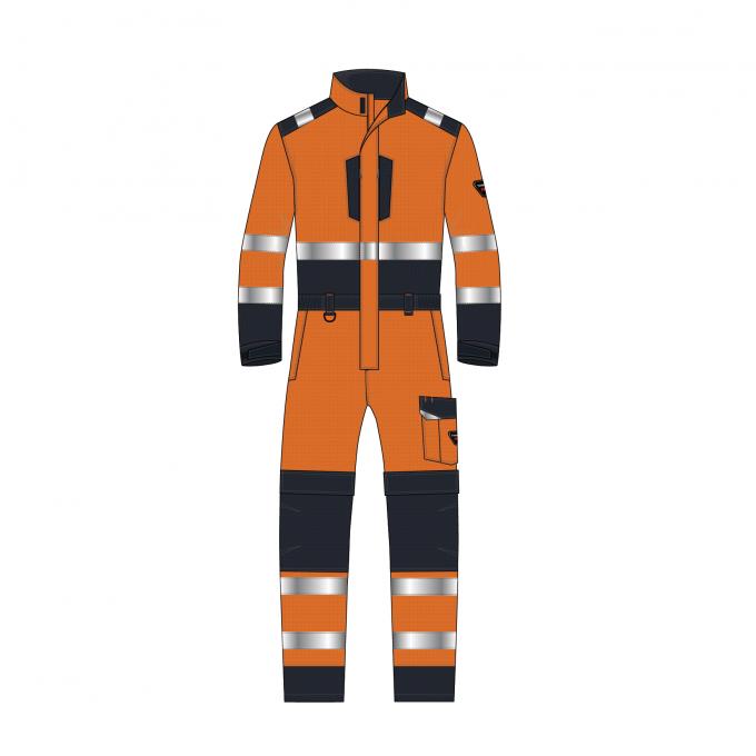 Tomax F00L039 Flame Retardant Work Overall Arc Flash Protection Resistant To 50 Times Industrial Washing 0