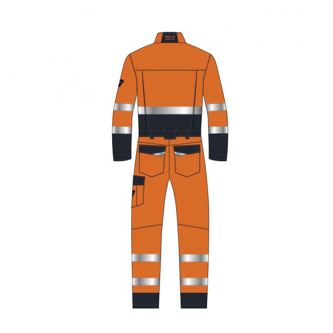 Tomax F00L039 Flame Retardant Work Overall Arc Flash Protection Resistant To 50 Times Industrial Washing 1