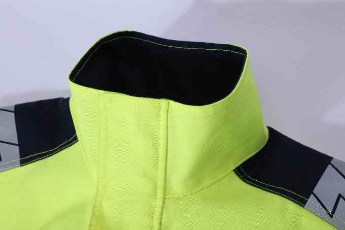 CVC Hivis Yellow Fire Retardant Overall For Electric Industry 2