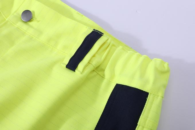 HIVIS Color Rich Cotton Blended Anti Statics Fire Proof Work Trousers With Multi Pockets 3
