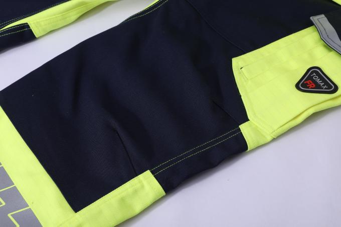 HIVIS Color Rich Cotton Blended Anti Statics Fire Proof Work Trousers With Multi Pockets 6