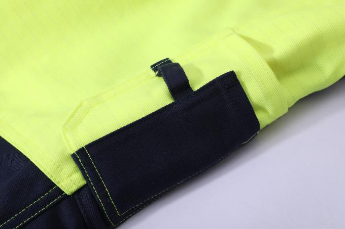 HIVIS Color Rich Cotton Blended Anti Statics Fire Proof Work Trousers With Multi Pockets 9