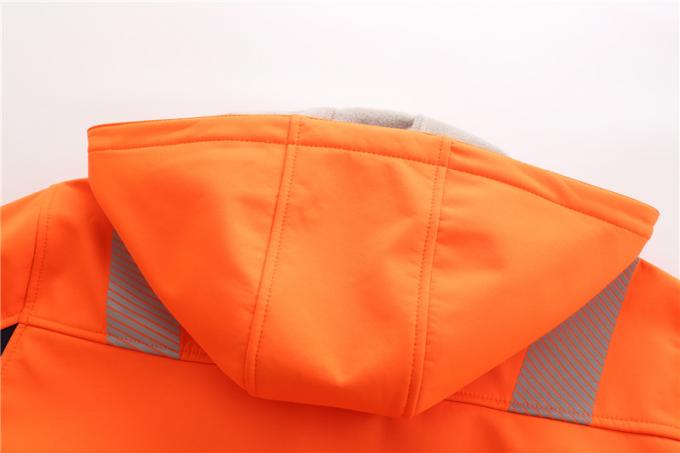 Rainproof HI VIS Softshell Jacket Fire Proof For Railway Workers 5