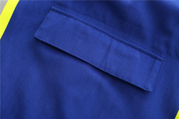 Royal Blue Flame Retardant Jacket , 330gsm Fr Rain Proof Work Jacket 8