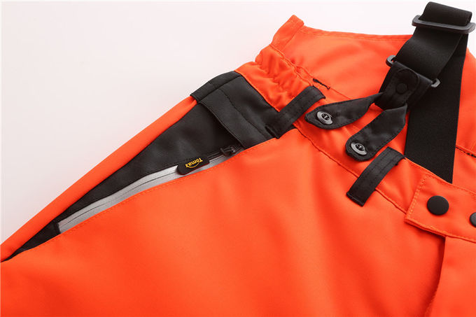 Hivis Color Technical Chainsaw Safety Bibpants, anti chainsaw safety bib trousers, chainsaw protective clothing 2