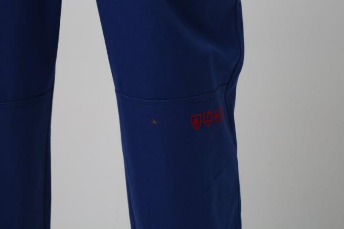 Tomax FR31 Model Royal Blue Anti Fire Electric Arc Flash Protective Clothing 350gsm with reflective strips 9