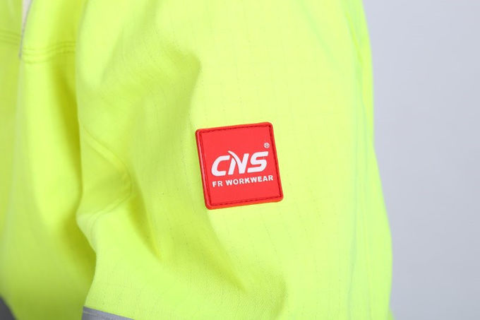 EN20471 Hivis flame retardant CVC fabric work jacket , Mens Reflective Jacket 5