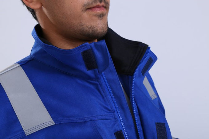 IEC61482 Flame Retardant Jacket , 350gsm Electrical Safety Suit 10