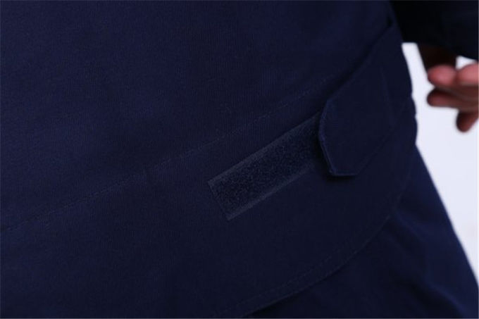 280gsm Light Weight Flame Resistant anti static Jacket With Reflective Strips On Check And Arm 8