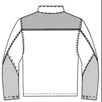 99% Cotton Molten Metal Protective Clothing 350gsm Twill Flame Retardant Safety Jacket 1