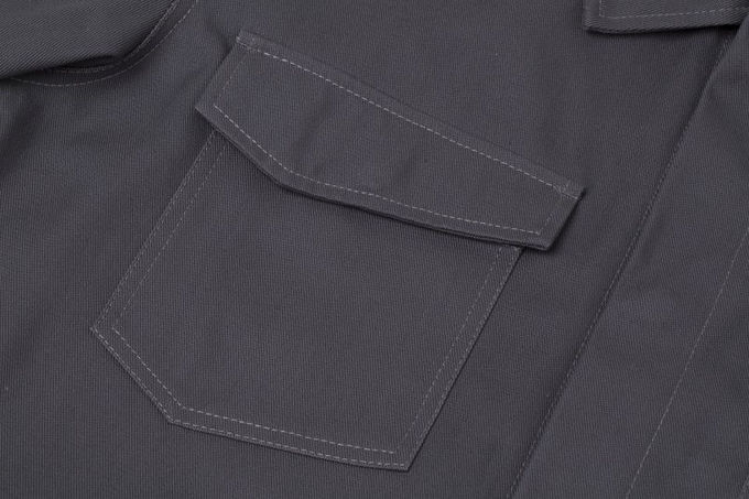 99% Cotton Molten Metal Protective Clothing 350gsm Twill Flame Retardant Safety Jacket 5