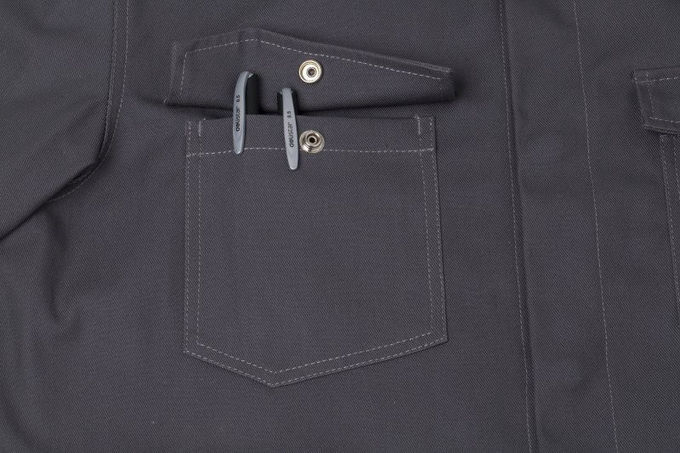 99% Cotton Molten Metal Protective Clothing 350gsm Twill Flame Retardant Safety Jacket 8