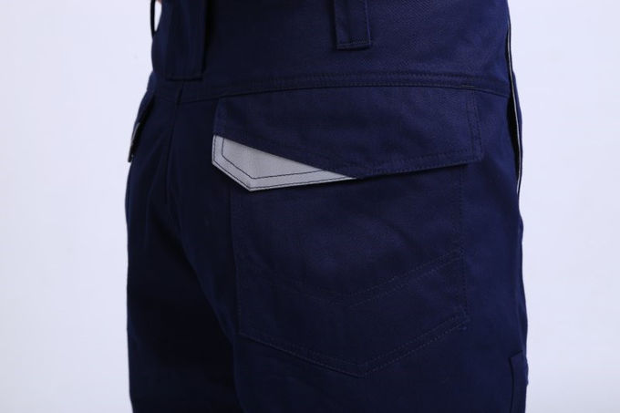 280gsm Light Weight Flame Resistant Arc Protection Trousers with reflective strips on leg 5
