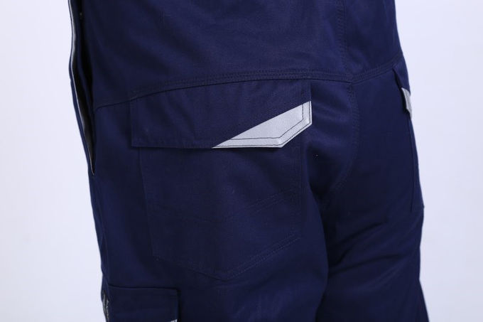 Light Weight Anti Static Workwear , IEC61482 Arc Protection Flame Retardant Bibpants 11