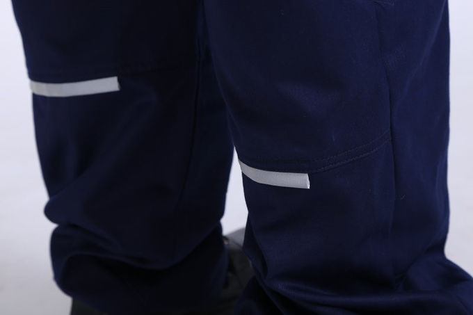 Velcro Closure Arc Resistant Clothing , 280gsm Flame Retardant Overall 7