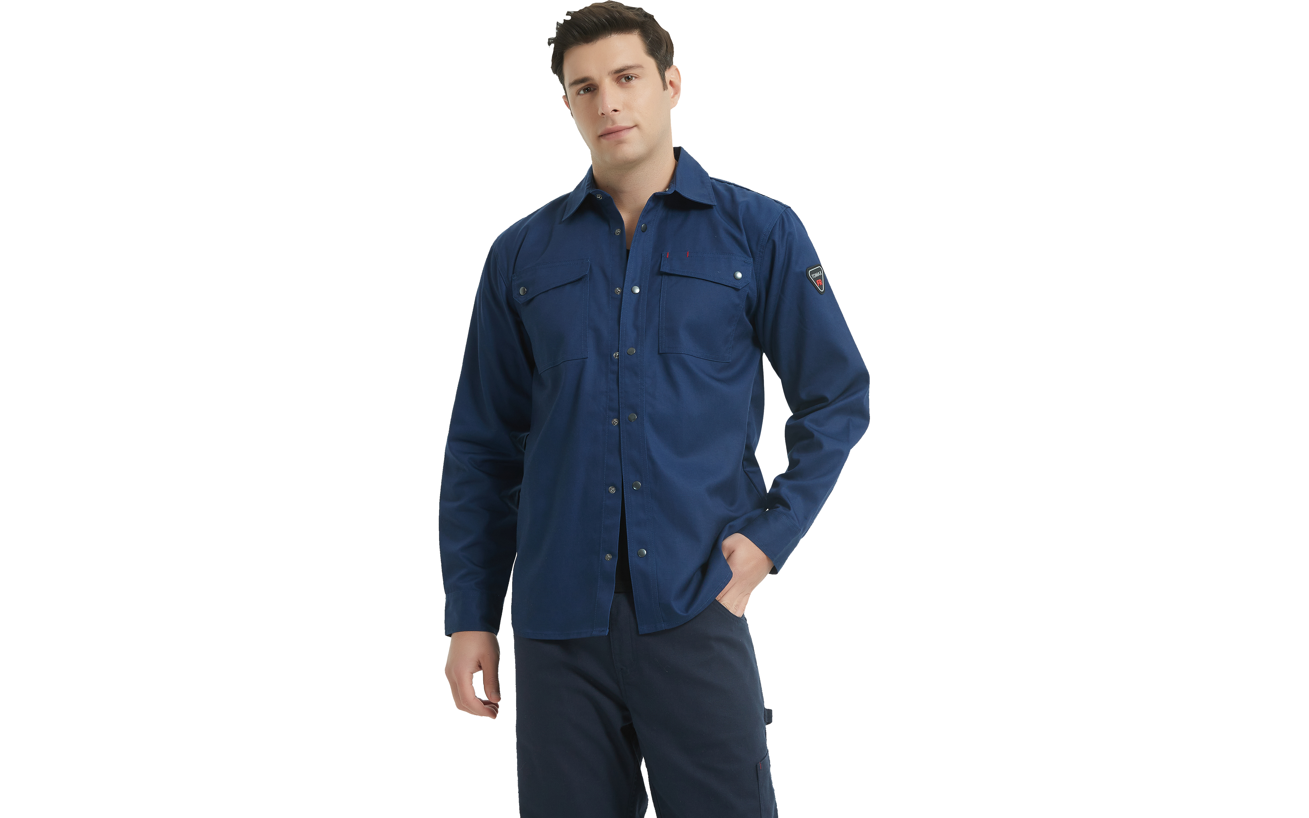 F00J068 Flame-retardant work shirt