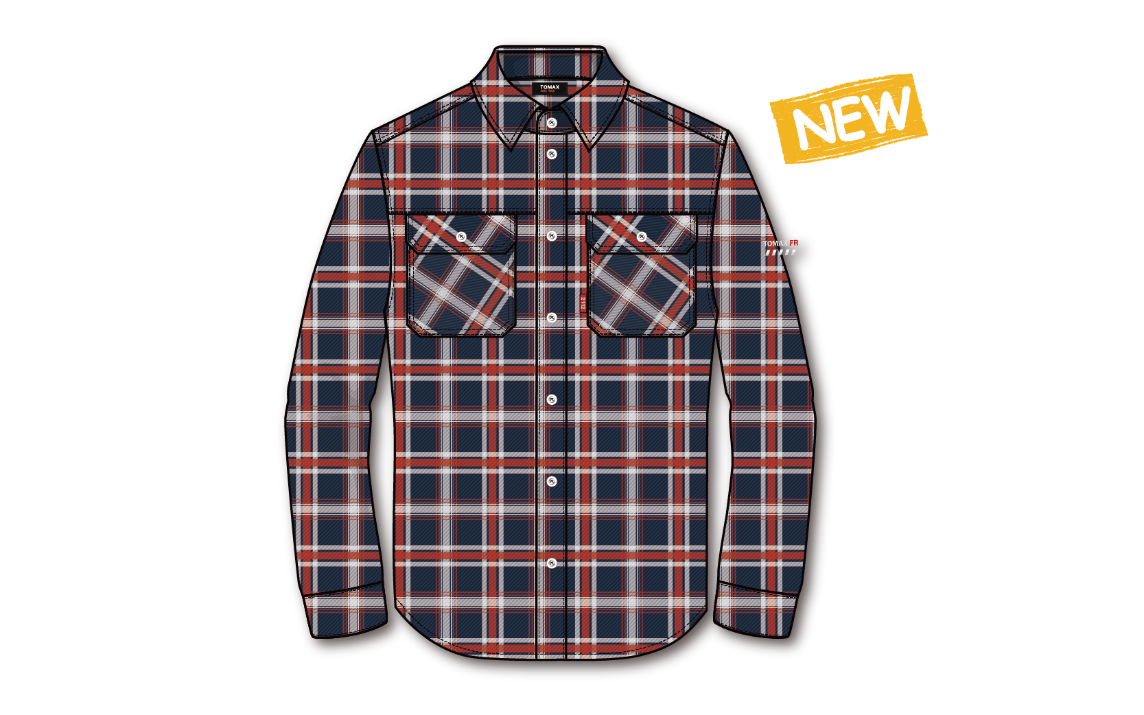 F00J091 PLAID SHIRT