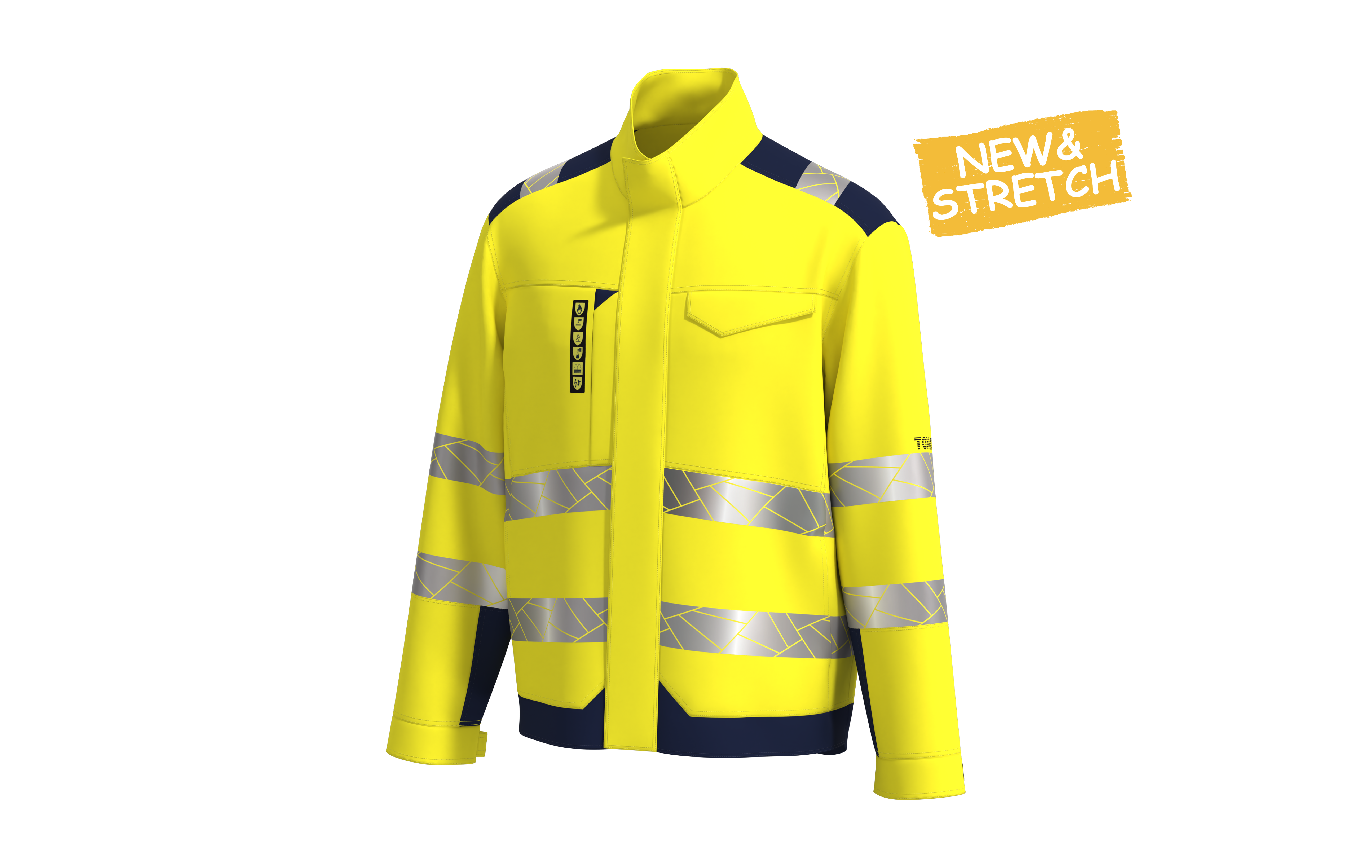 F00J178 Inherent FR Hivis Ultimate Stretch Jacket