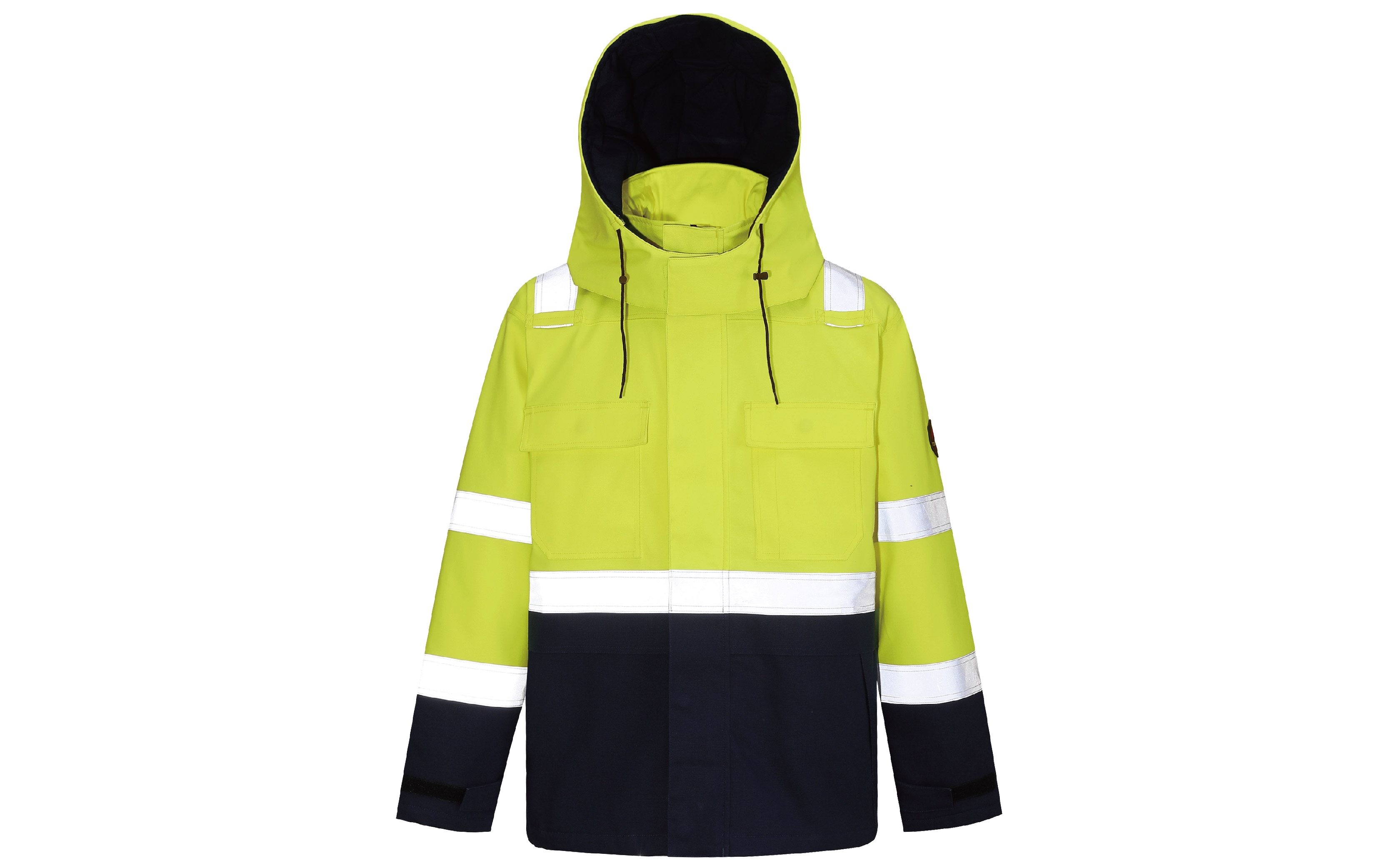 F00J157 FR Hivis insulated parka