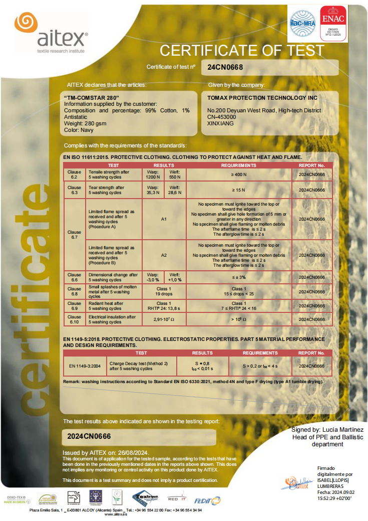 EN11611 TM-COMSTAR 280